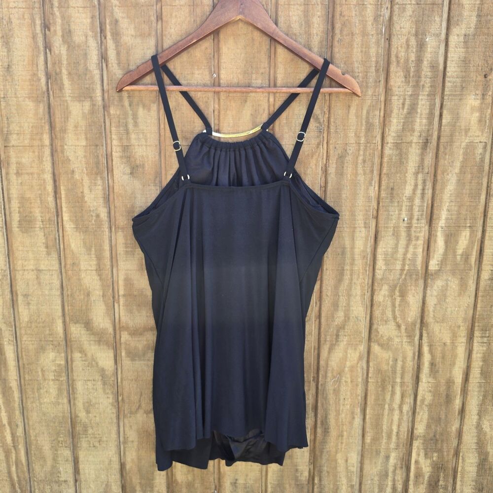 Magicsuit Parker Black One Piece Swim Dress Womens Size 16 - Picture 3 of 10